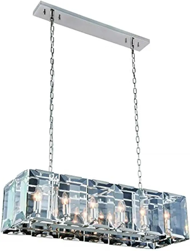 Elegant Lighting Light Chandelier, Polished Nickel Finish with Clear Crystal home decor
Elegant Lighting Light Chandelier, Polished Nickel Finish with Clear Crystal home decor