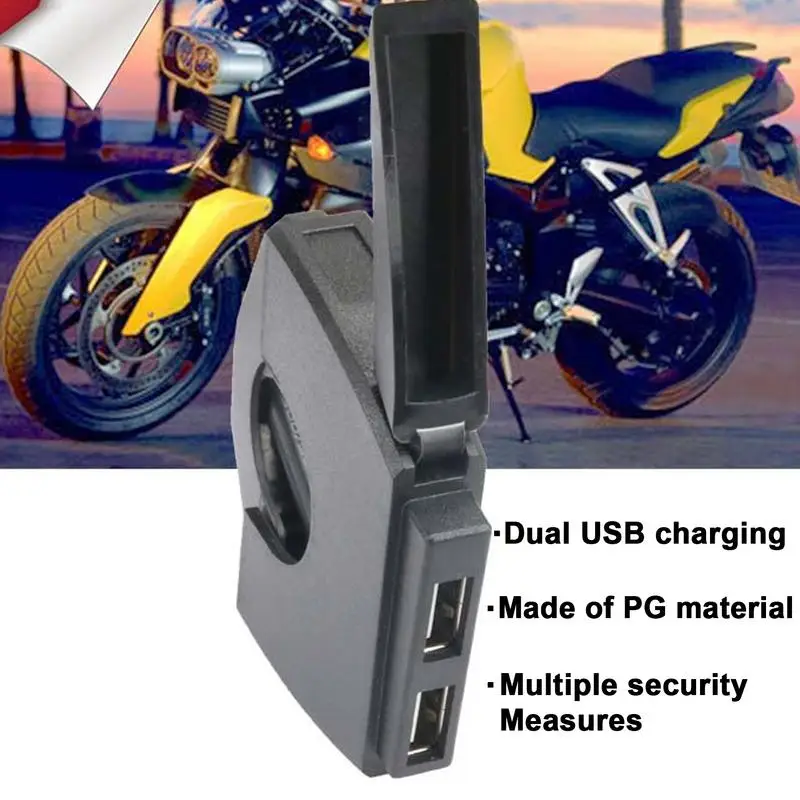 Зарядное устройство USB на руль мотоцикла, водонепроницаемое двухпортовое устройство для сотового телефона, для езды на мотоцикле, быстрая зарядка
Зарядное устройство USB на руль мотоцикла, водонепроницаемое двухпортовое устройство для сотового телефона, для езды на мотоцикле, быстрая зарядка