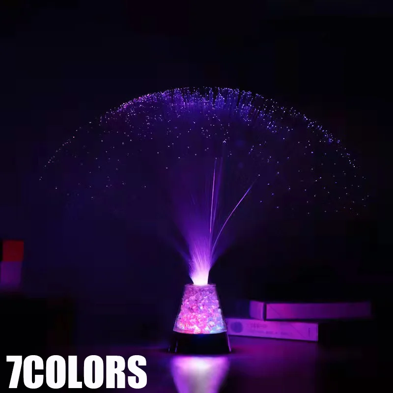 Multicolor LED Fiber Optic Lamp Light Interior Decoration Centerpiece Holiday Wedding Lamp LED Night Light Lamp
Multicolor LED Fiber Optic Lamp Light Interior Decoration Centerpiece Holiday Wedding Lamp LED Night Light Lamp
