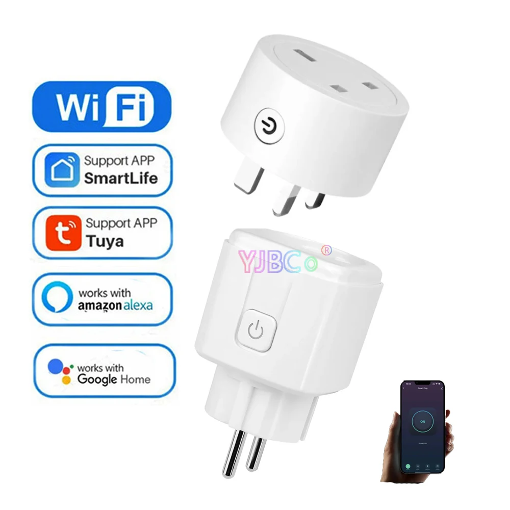 Miboxer Tuya WiFi Smart Plug 16A Socket (UK)/EU/FR) With Power Monitor Timing Function Works With Alexa Google Home APP Control
Miboxer Tuya WiFi Smart Plug 16A Socket (UK)/EU/FR) With Power Monitor Timing Function Works With Alexa Google Home APP Control