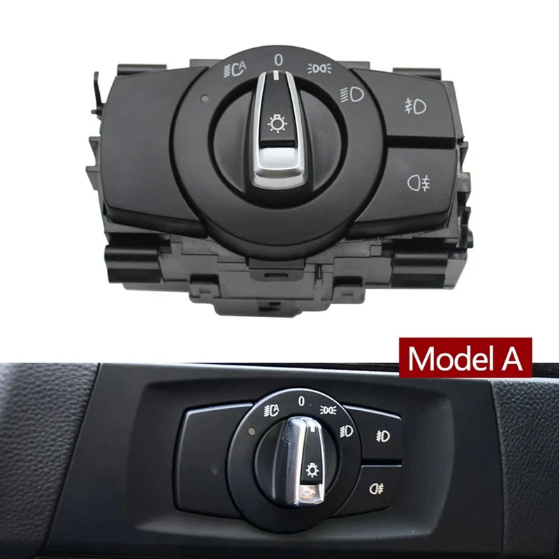 

61319169404 61319169403 Head Light Switch Headlight Rotary Knob Button For BMW 1 3 X1 Series E81 E87 E90 E91 E92 E84