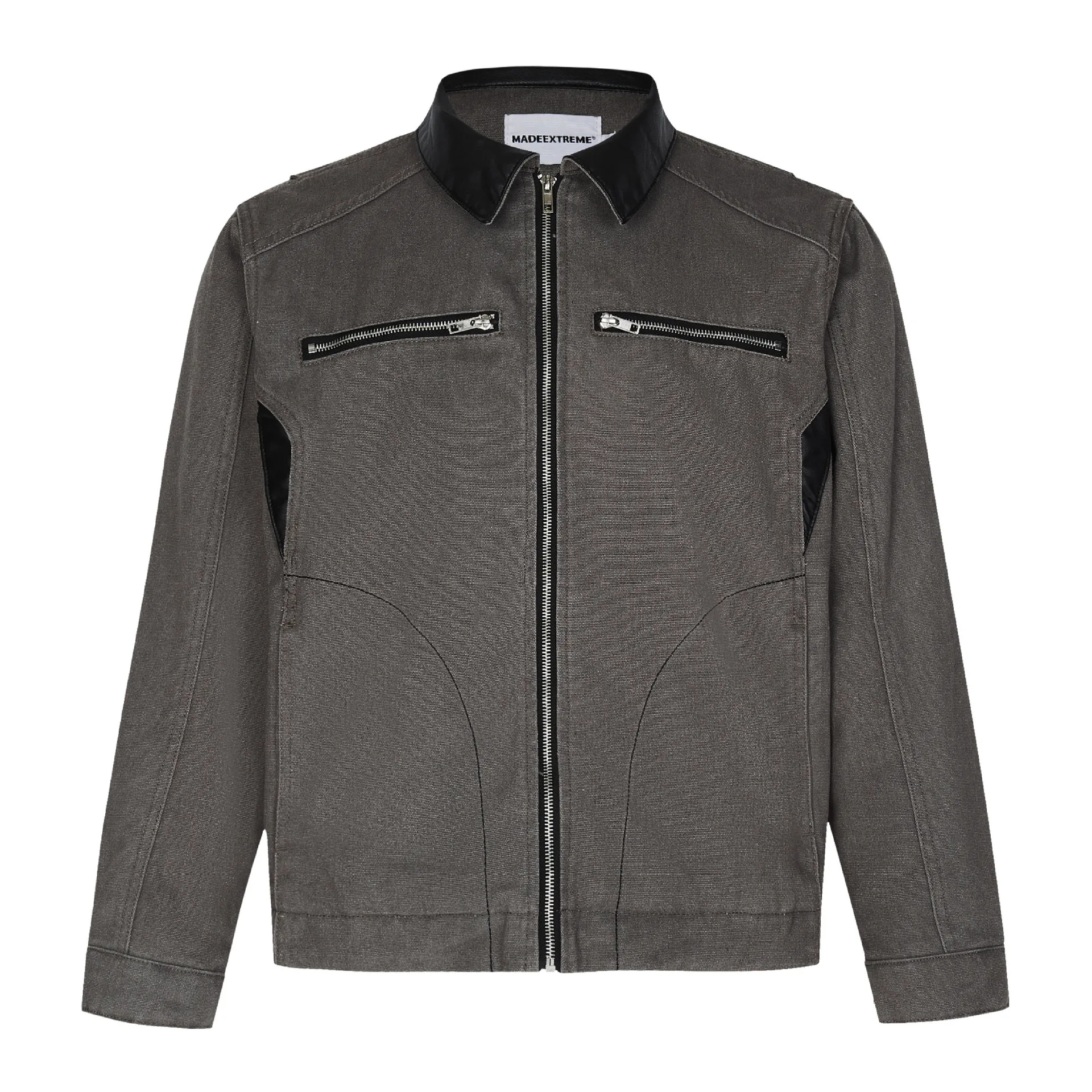 MADEEXTREME Shacket Cleanfit Retro Tooling Zipper Lapel Coat Padded Thicken Jacket
MADEEXTREME Shacket Cleanfit Retro Tooling Zipper Lapel Coat Padded Thicken Jacket