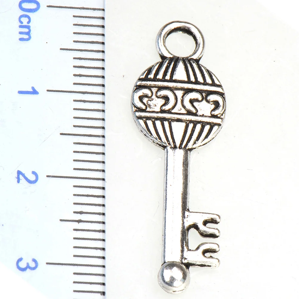 

Keys Charms For Making DIY Material Customize Jewellery Findings New Arrive Metal Antique 32x10 30pcs Crafts Wholesales