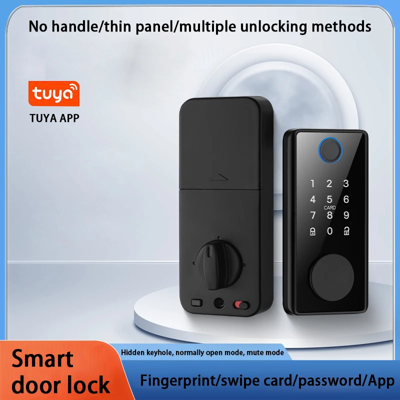TUYA Biometric Fingerprint Smart Door Lock Keyless Entry Front Door Locks Wifi Electronic Keypad Unlock For Home Office Safe
TUYA Biometric Fingerprint Smart Door Lock Keyless Entry Front Door Locks Wifi Electronic Keypad Unlock For Home Office Safe