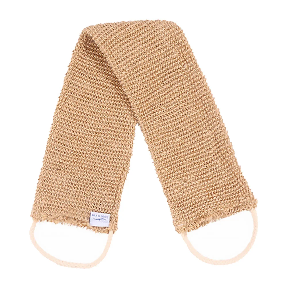 

Ramie Jute Bath Towel Shower Towel Exfoliating Belt Shower Scrubber Or Body Cleaning Bathroom Shower Strap