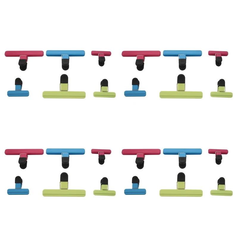 4X Large Chip Bag Clips Food Clips Plastic Heavy Duty Air Tight Seal Grip Assorted Colors For Coffee Potato Food Bags
4X Large Chip Bag Clips Food Clips Plastic Heavy Duty Air Tight Seal Grip Assorted Colors For Coffee Potato Food Bags