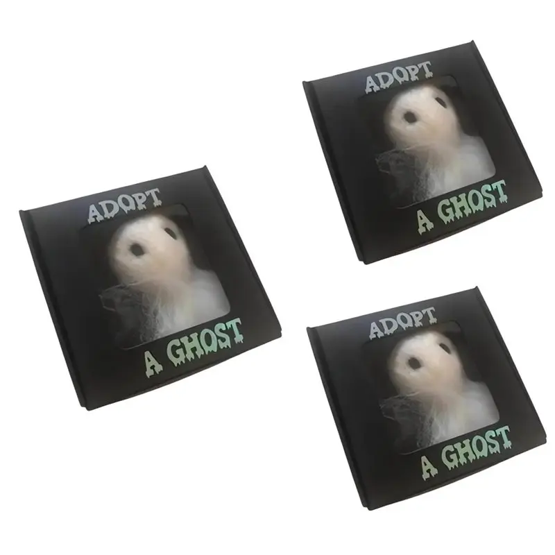 2Pcs Adopt A Ghost, Ghost Felt Doll Cute Spooky Ghost Gift Halloween Decoration, Funny Gift For Friends And Family Easy To Use 
2Pcs Adopt A Ghost, Ghost Felt Doll Cute Spooky Ghost Gift Halloween Decoration, Funny Gift For Friends And Family Easy To Use