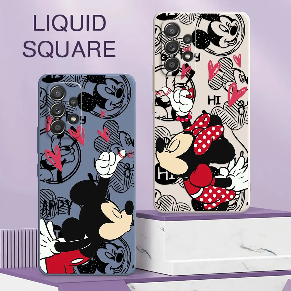 Disneys Minnie Mickey Mouse Love A56 Case For Samsung Galaxy A55 A54 A53 A36 A35 A34 A52 A72 A32 A51 A26 A56 Square Phone Cover Disneys Minnie Mickey Mouse Love A56 Case For Samsung Galaxy A55 A54 A53 A36 A35 A34 A52 A72 A32 A51 A26 A56 Square Phone Cover