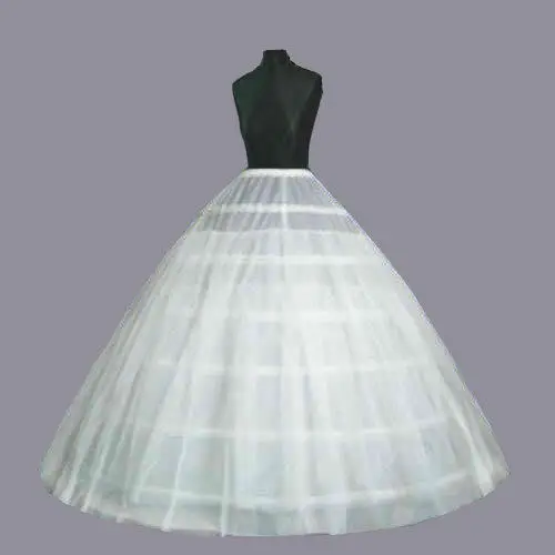 6-Hoop 2 Net Bridal White Wedding Gown Petticoat Crinoline 
6-Hoop 2 Net Bridal White Wedding Gown Petticoat Crinoline