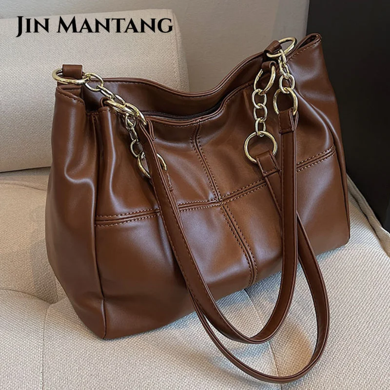 Tote Bags 2023 Trend Women Leather Designer Simple Handbags and Purses Big Splicing Shoulder Side Bags Sac
Tote Bags 2023 Trend Women Leather Designer Simple Handbags and Purses Big Splicing Shoulder Side Bags Sac