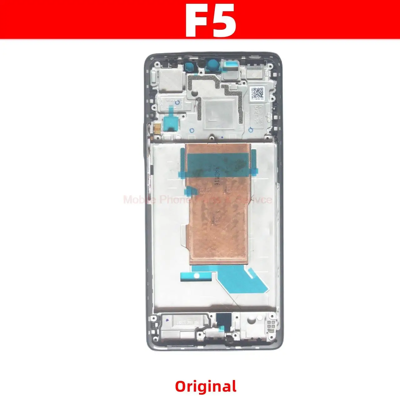 

Original LCD Front Frame Middle Housing Bezel Chassis For Xiaomi Poco F5 Back Faceplate Smartphone Repair Parts