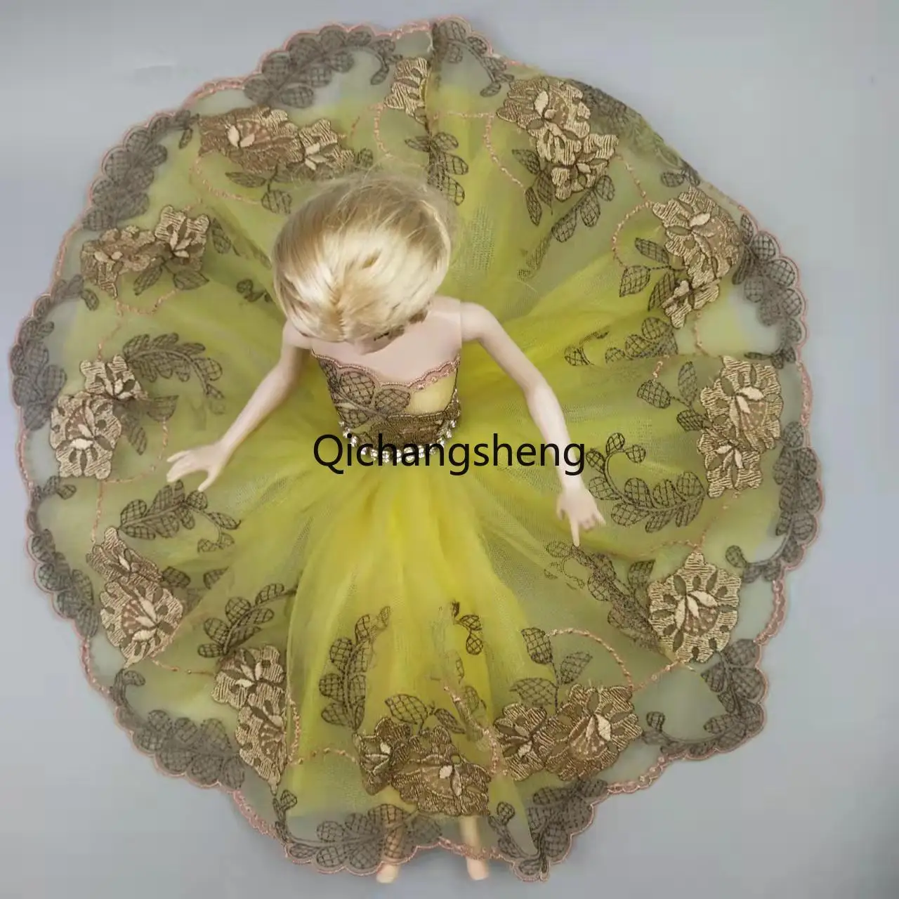 Yellow Floral Tutu Dress 1/6 BJD Clothes For Barbie Doll Outfits 30cm Dolls Accessories 3-layer Skirt Rhinestone Party Gown Toys
Yellow Floral Tutu Dress 1/6 BJD Clothes For Barbie Doll Outfits 30cm Dolls Accessories 3-layer Skirt Rhinestone Party Gown Toys