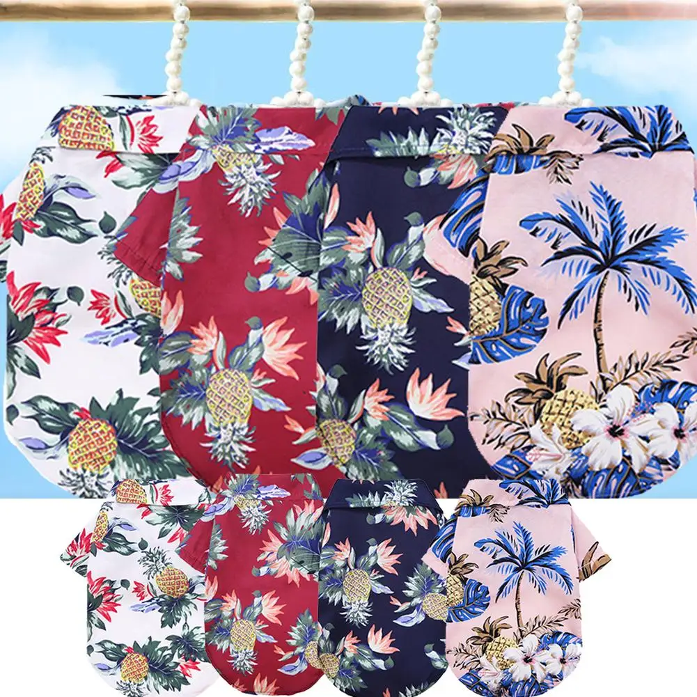 Fashion Cute Beach Pineapple Pet Shirt Clothes Comfortable Dog Hawaiian Style Summer Spring Clothing Pet Accessories Cat K7E0
Fashion Cute Beach Pineapple Pet Shirt Clothes Comfortable Dog Hawaiian Style Summer Spring Clothing Pet Accessories Cat K7E0
