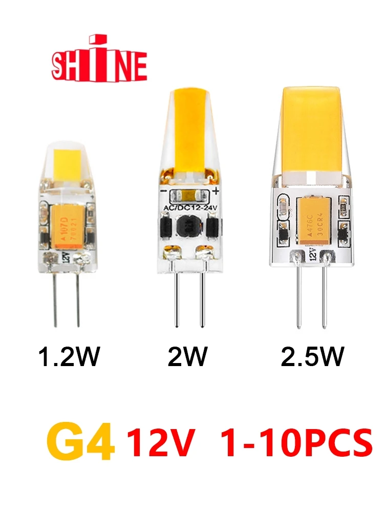 Silica gel mini LED bulb G4 Low voltage 12V COB warm white light is suitable for replacing 20W halogen lamp with crystal lamp
Silica gel mini LED bulb G4 Low voltage 12V COB warm white light is suitable for replacing 20W halogen lamp with crystal lamp