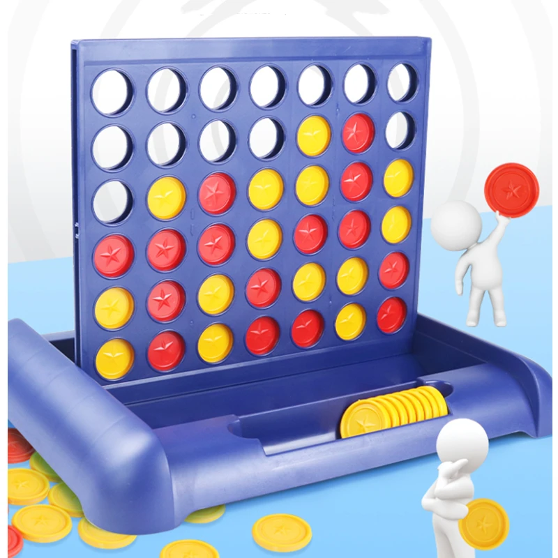 

Connect 4 In A Line Board Game Children's Educational Toys Classic Party Chess Family Toy Early Educational Puzzle Thinking Gift