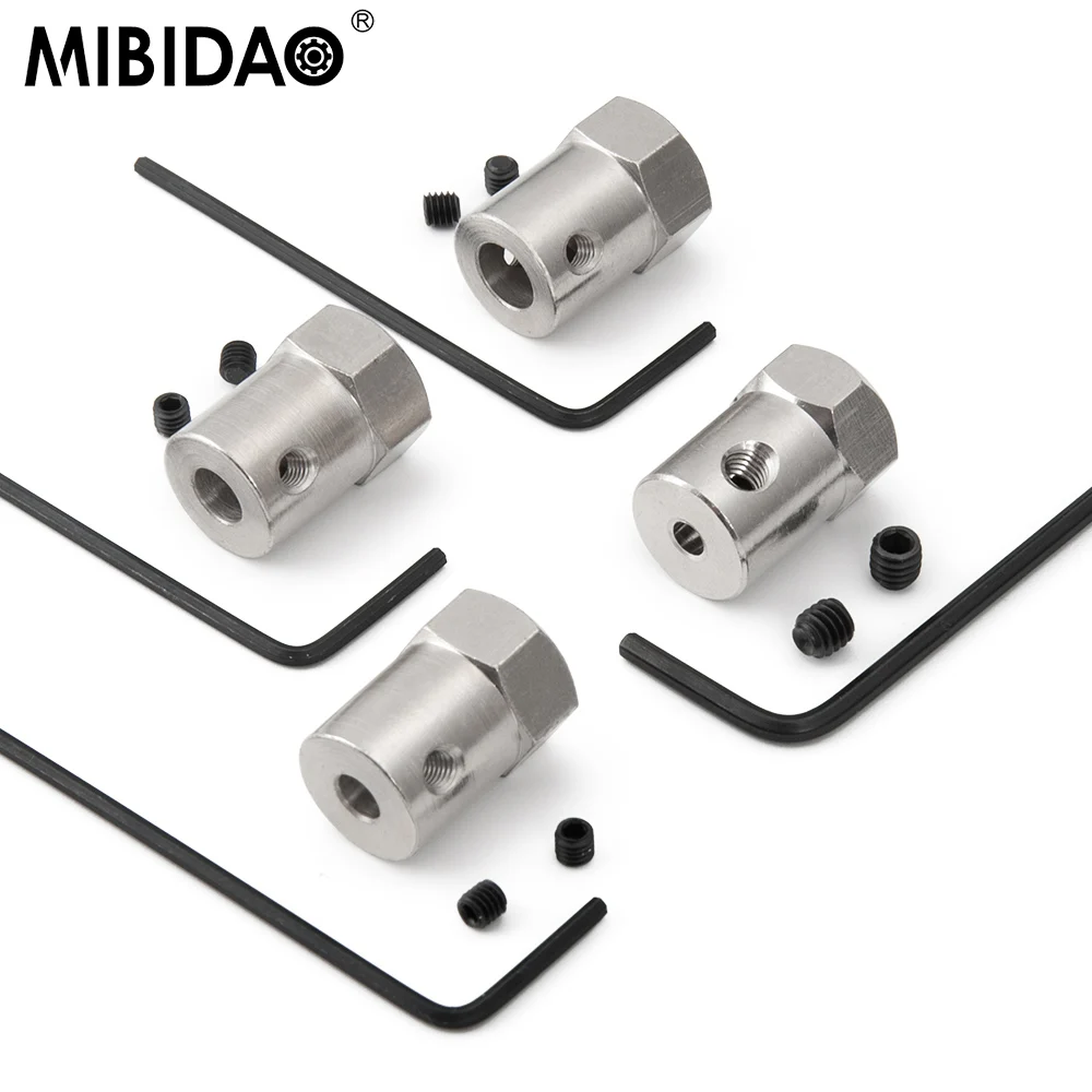 

Шестигранная муфта MIBIDAO с шестигранным валом, 6 мм, 5 мм, 4 мм, 3 мм, с винтовым ключом для радиоуправляемых моделей автомобилей, соединительные детали