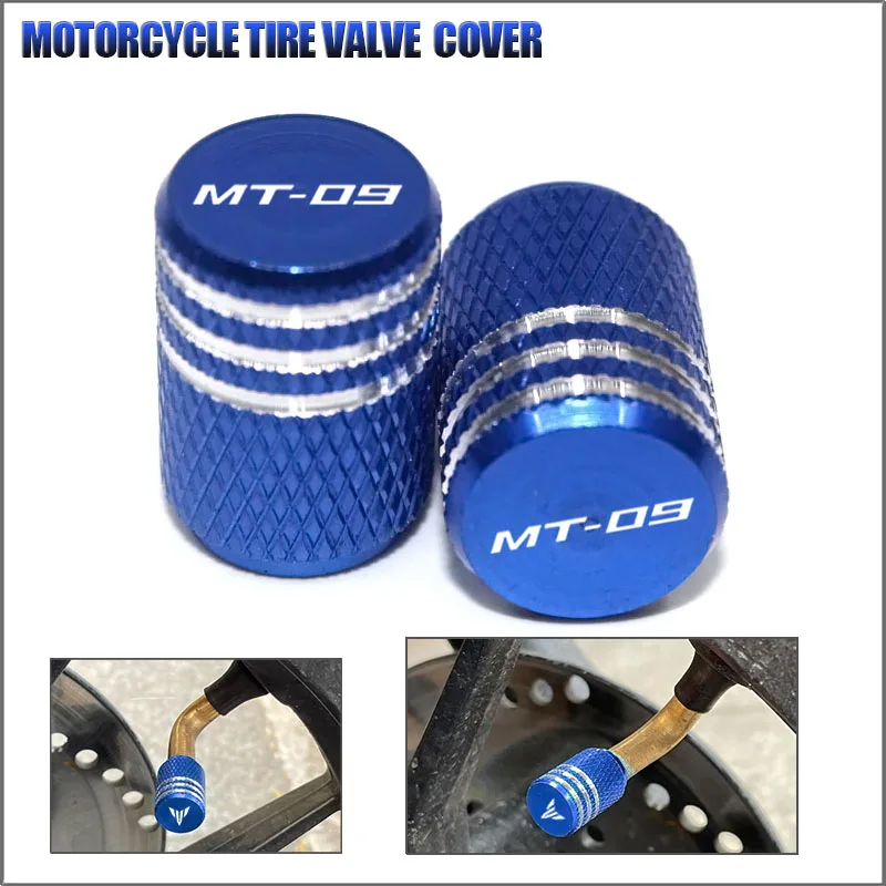 

For YAMAHA MT 09 MT09 SP MT-09 2017-2020 2021 2022 2023 Motorcycle Tracer CNC Tire Valve Air Port Cover Caps FZ09 FJ09 TRACER GT