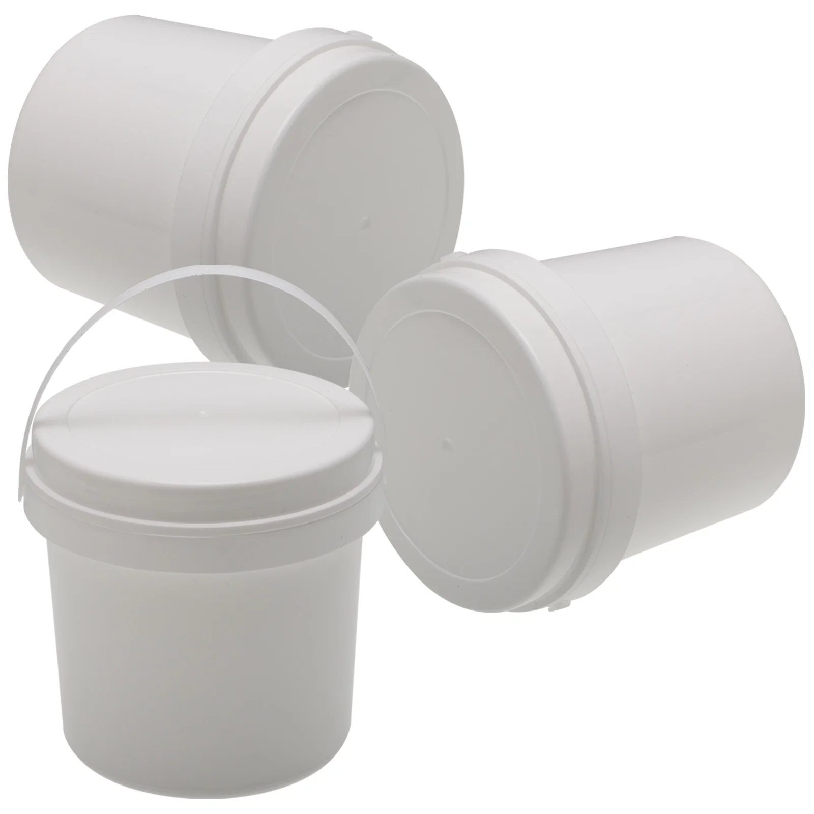 Plastic Pails Lid Food Grade Storage Bucket 1L Water Bucket Handle Paint Pigment Bucket Pet Treat Containers Ice Cream
Plastic Pails Lid Food Grade Storage Bucket 1L Water Bucket Handle Paint Pigment Bucket Pet Treat Containers Ice Cream