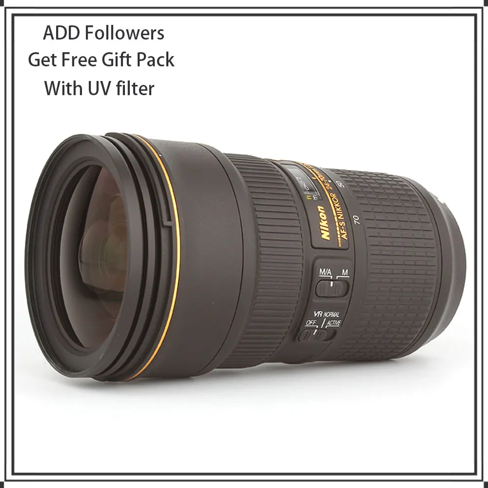 

Nikon AF-S NIKKOR 24-70mm f/2.8E ED VR Lens for Nikon DSLR Cameras