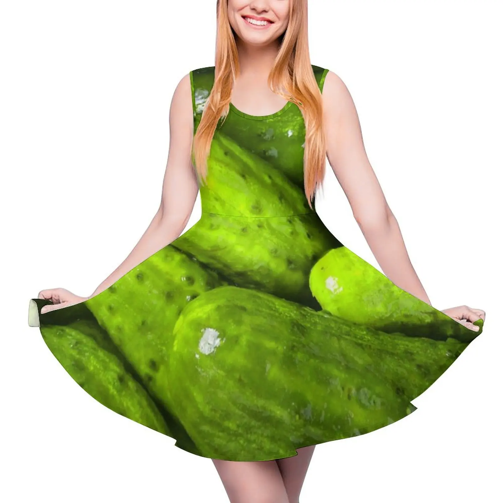 Женское летнее платье без рукавов, зеленое платье в романтическом стиле, 2024
Женское летнее платье без рукавов, зеленое платье в романтическом стиле, 2024