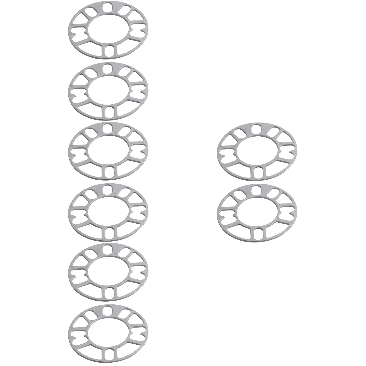 8 Pcs Aluminum Alloy Wheel Hub Spacers Modification Hub Spacers for Car Truck
8 Pcs Aluminum Alloy Wheel Hub Spacers Modification Hub Spacers for Car Truck