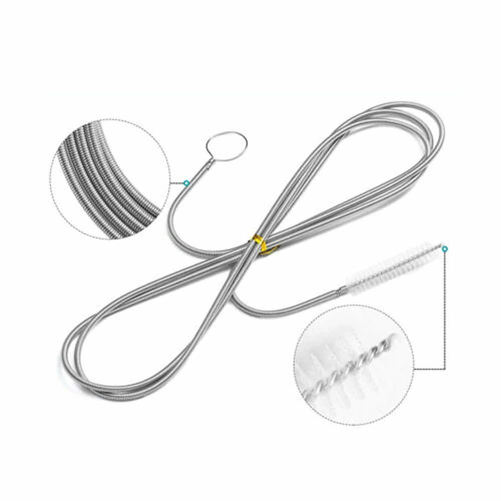 Tube Brush Stainless Soft Hair Flexible Auto Car Drain Hole Dredge Cleaning Scrub Brush Tool Accessories Glass Tube Tools
Tube Brush Stainless Soft Hair Flexible Auto Car Drain Hole Dredge Cleaning Scrub Brush Tool Accessories Glass Tube Tools