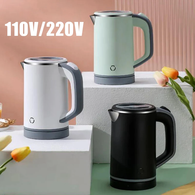 110V/220V Electric Kettle 0.8L Home Kettle Fast Heating Water Boiler Kettle Teapot Stainless Steel Liner Tea Maker Anti-overheat
110V/220V Electric Kettle 0.8L Home Kettle Fast Heating Water Boiler Kettle Teapot Stainless Steel Liner Tea Maker Anti-overheat