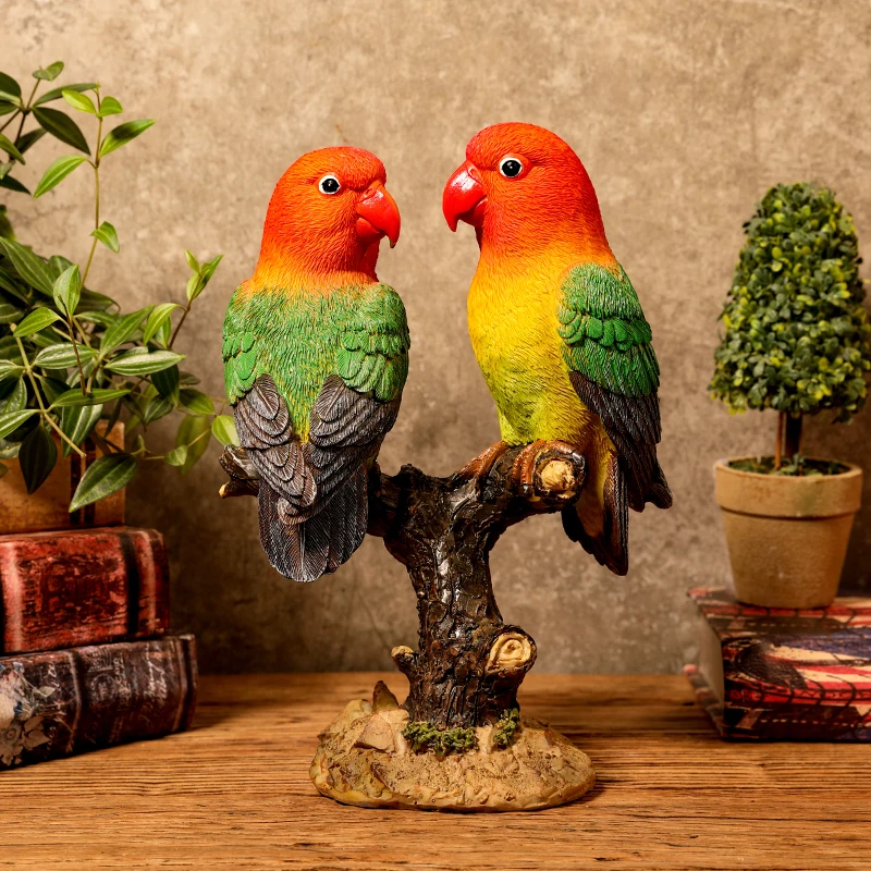 

Современная имитация птицы из смолы аксессуары для дома гостиная настольные статуэтки украшение садовый двор скульптура ремесла