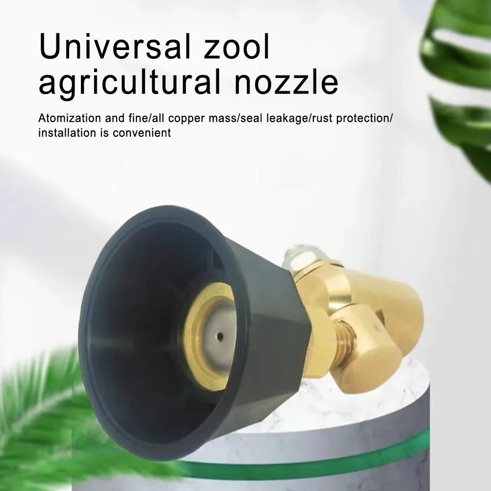Copper Misting Nozzle Agricultural Atomization Adjustable Sprayer Nozzle Spray Garden Pest Control Sprinkler Head Tool
Copper Misting Nozzle Agricultural Atomization Adjustable Sprayer Nozzle Spray Garden Pest Control Sprinkler Head Tool