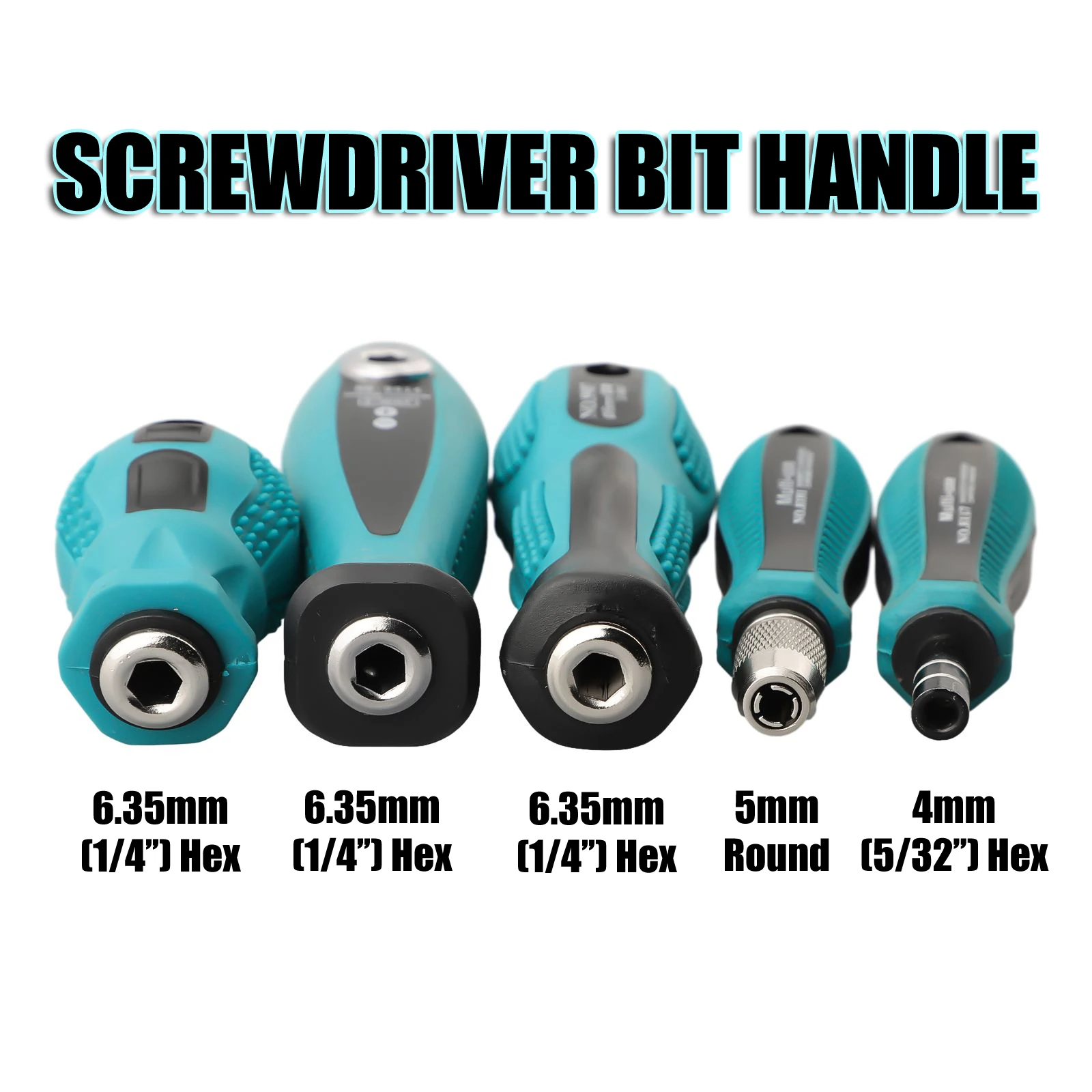 6.35mm 4mm Hex 5mm Round Self-Locking Adapter Screwdriver Handle Repair Tool Anti Slip For Screw Driver Bit Holder Hand Tools
6.35mm 4mm Hex 5mm Round Self-Locking Adapter Screwdriver Handle Repair Tool Anti Slip For Screw Driver Bit Holder Hand Tools
