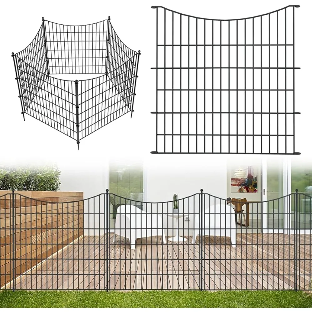 10 Panels No Dig Decorative Outdoor Garden Fence for Yard,32 in(H) X 23.6 Ft(L)Animal Barrier Fencing Rustproof Metal Wire Panel
10 Panels No Dig Decorative Outdoor Garden Fence for Yard,32 in(H) X 23.6 Ft(L)Animal Barrier Fencing Rustproof Metal Wire Panel
