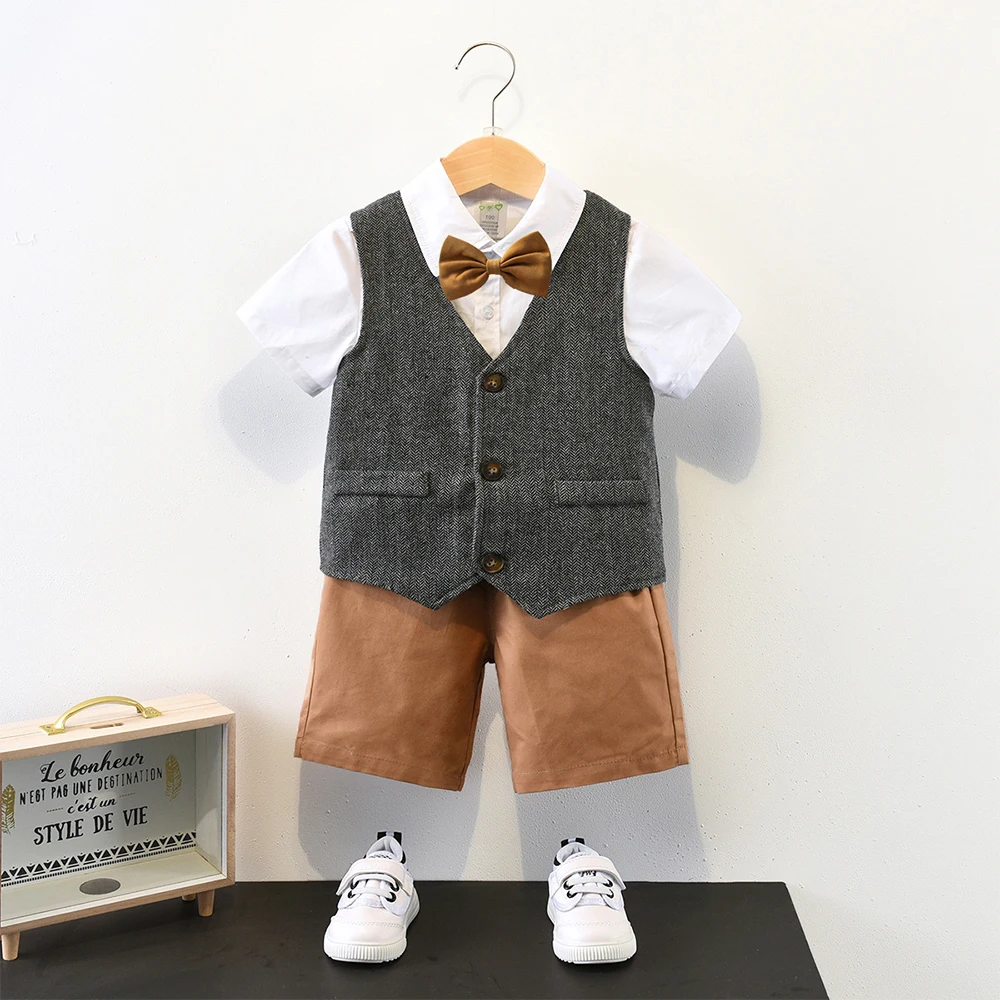 Herringbone Tweed Vest Boy's Summer V Neck Kids Clothes Casual Suit Vests Single Breasted Waistcoat
Herringbone Tweed Vest Boy's Summer V Neck Kids Clothes Casual Suit Vests Single Breasted Waistcoat