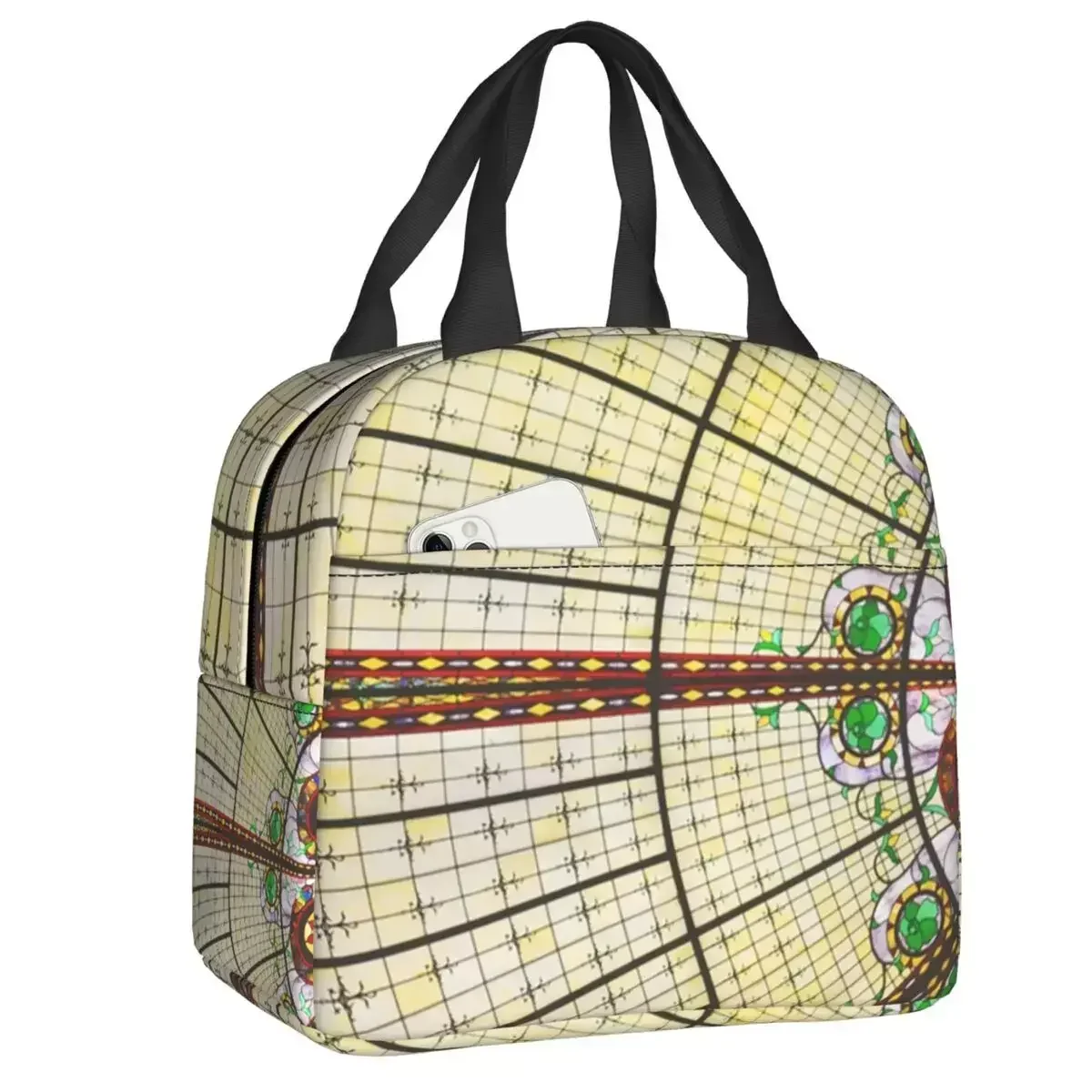 2024 New Stained Glass Ceiling Insulated Lunch Bags Bohemian Style Resuable Thermal Cooler Food Lunch Box Work School Travel 
2024 New Stained Glass Ceiling Insulated Lunch Bags Bohemian Style Resuable Thermal Cooler Food Lunch Box Work School Travel