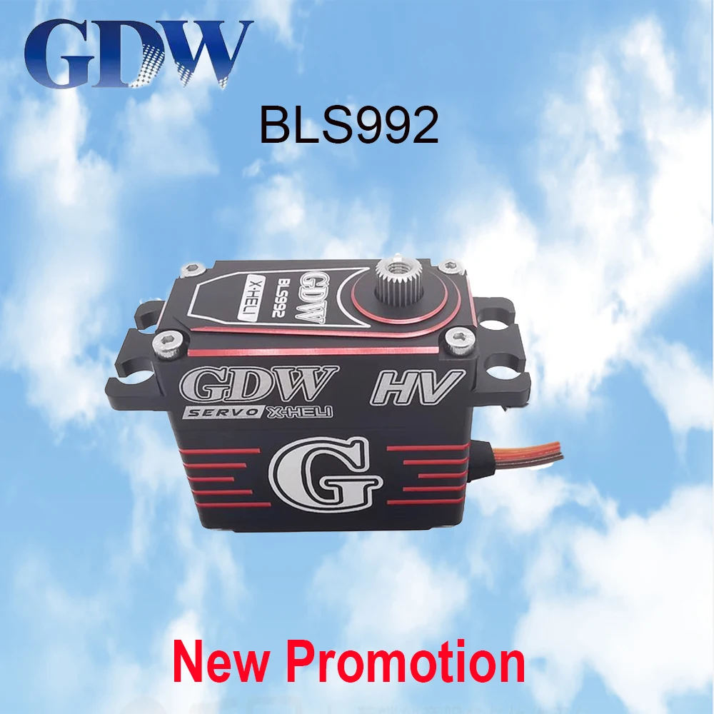 GDW BLS992HV BLS995HV 28KG 0.05Sec High Speed Standard Digital HV Full Metal Brushless Servo For RC Racer Helicopter Airplane
GDW BLS992HV BLS995HV 28KG 0.05Sec High Speed Standard Digital HV Full Metal Brushless Servo For RC Racer Helicopter Airplane
