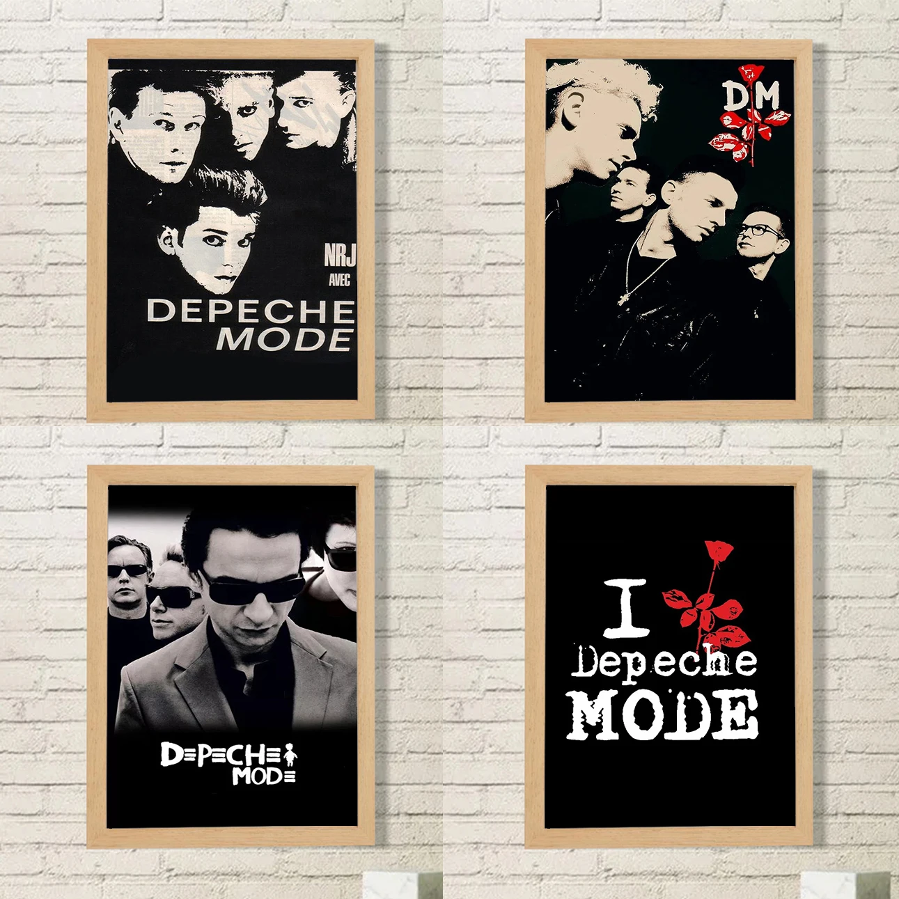 

Depeches-Mode Canvas Singer Posters for Wall Decoration Painting Band Decorative Paintings Music Room Decor Poster Art Home