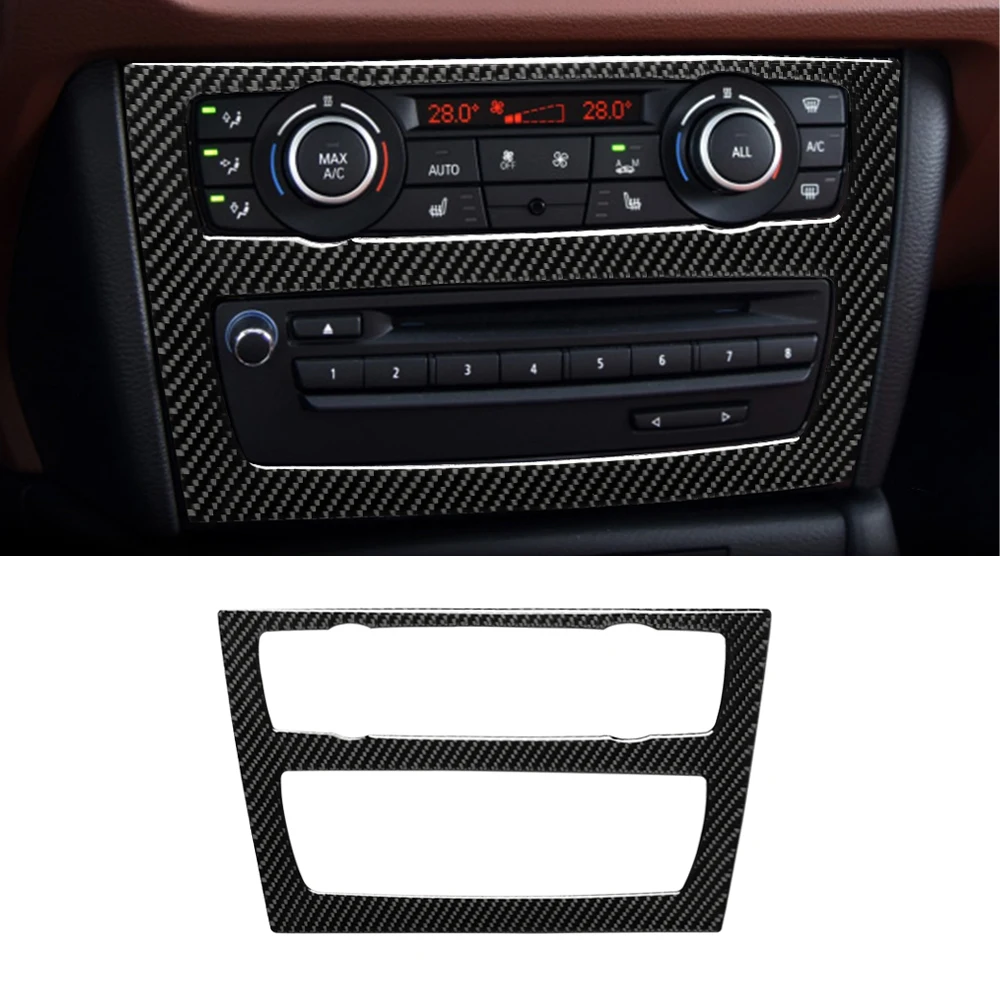 Наклейка для декоративной отделки панели для BMW E84 X1 2011-2015, аксессуары для интерьера автомобиля из углеродного волокна
Наклейка для декоративной отделки панели для BMW E84 X1 2011-2015, аксессуары для интерьера автомобиля из углеродного волокна