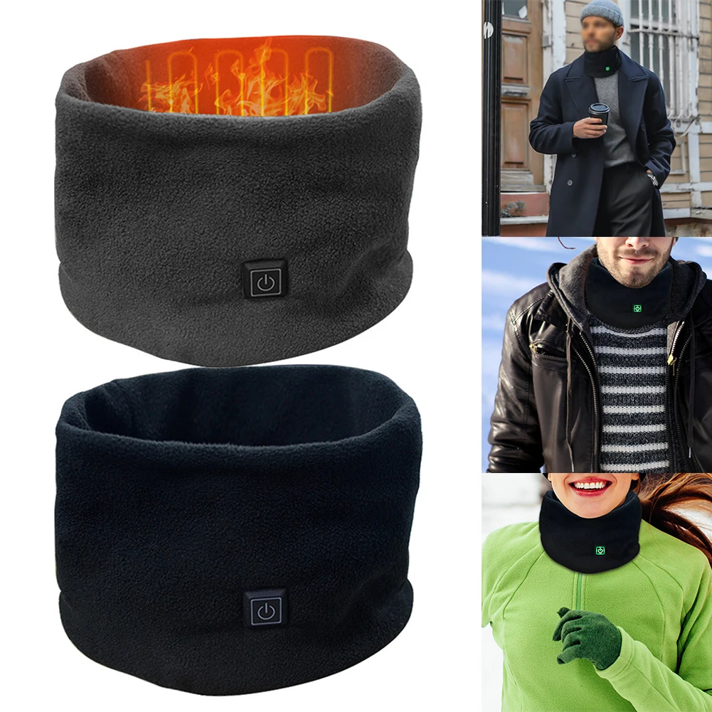 1pc Scarf Fleece With Heating Sheet Winter Electric Scarf NeckWrap USB Neck Warmer For Outdoor Cycling Skiing Climbing
1pc Scarf Fleece With Heating Sheet Winter Electric Scarf NeckWrap USB Neck Warmer For Outdoor Cycling Skiing Climbing