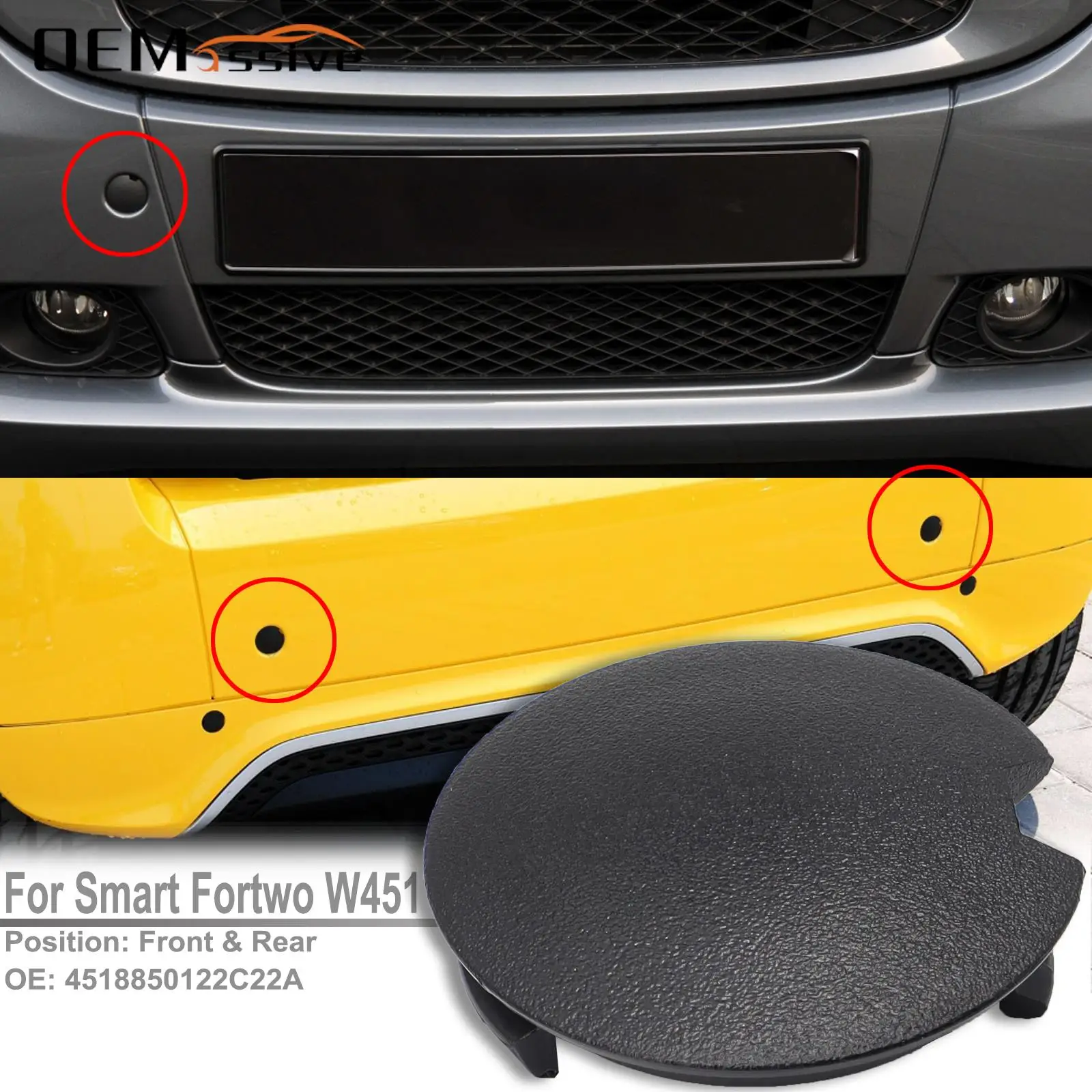 2 шт. для Smart Fortwo W451 2007-2014 Автомобильный Передний Задний бампер буксировочный крючок Соединительная муфта крышка прицепа заглушка A4518850122 C22A автозапчасти
2 шт. для Smart Fortwo W451 2007-2014 Автомобильный Передний Задний бампер буксировочный крючок Соединительная муфта крышка прицепа заглушка A4518850122 C22A автозапчасти
