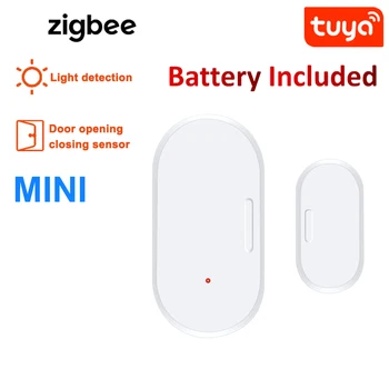 Tuya Zigbee 3.0 문짝 창문 센서, 럭스 광 감지기, 보안 보호, 알렉사 구글 홈을 통한 스마트 라이프 제어 상품 이미지