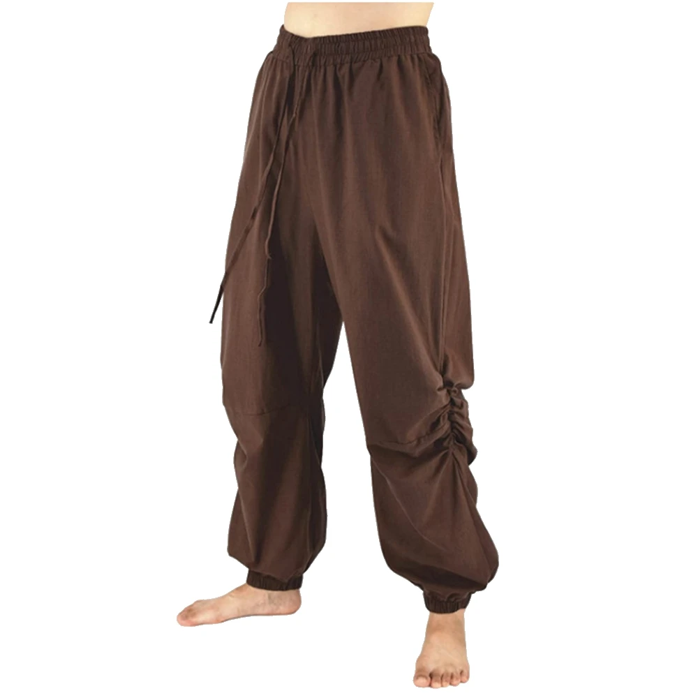 Adult Men Pirate Pants Vintage Medieval Renaissance Lounge Costume Loose Pants Viking Black Brown Trouser
Adult Men Pirate Pants Vintage Medieval Renaissance Lounge Costume Loose Pants Viking Black Brown Trouser