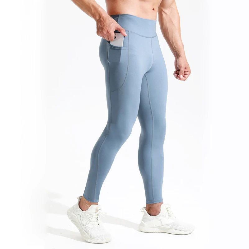 

Compressed Leggings Male Workout Pants Running Trackpants Fitness Trousers Training Capris Men Football Sweatpants Jogger Tights