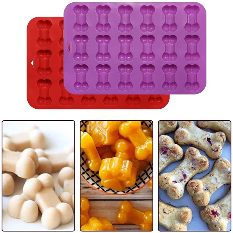 18 Cavity 3D Dog Bone Silicone Cookie Mold Chocolate Candy Ice Cake Mold For Baking Cake Decorating Tools Kitchen Baking Tool
18 Cavity 3D Dog Bone Silicone Cookie Mold Chocolate Candy Ice Cake Mold For Baking Cake Decorating Tools Kitchen Baking Tool