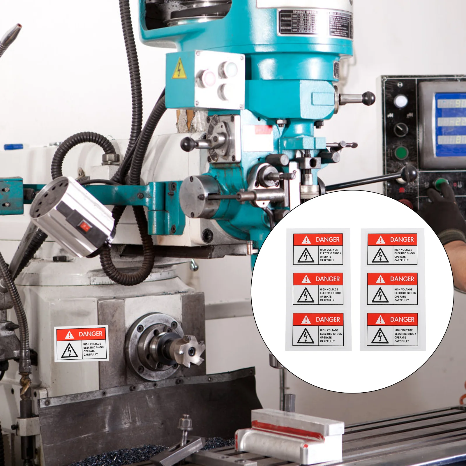 6 Pcs Electricity Warning Labels Shocks Decals Caution Stickers Sign Fence Pp Synthetic Paper Equipment High Voltage 
6 Pcs Electricity Warning Labels Shocks Decals Caution Stickers Sign Fence Pp Synthetic Paper Equipment High Voltage