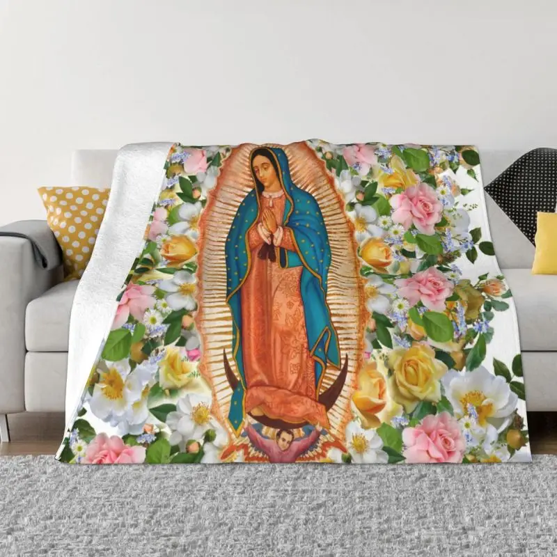 Our Lady Of Guadalupe Sofa Fleece Throw Blanket Warm Flannel Mexicans Virgin Mary Mexico Blankets Bed Office Couch Bedspreads
Our Lady Of Guadalupe Sofa Fleece Throw Blanket Warm Flannel Mexicans Virgin Mary Mexico Blankets Bed Office Couch Bedspreads