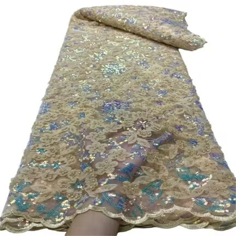 Purple Latest Gorgeous Gold African Handmade Beads Laces Fabrics Green Luxury Nigerian Sequins Mesh Lace Fabric For Party Dress
Purple Latest Gorgeous Gold African Handmade Beads Laces Fabrics Green Luxury Nigerian Sequins Mesh Lace Fabric For Party Dress