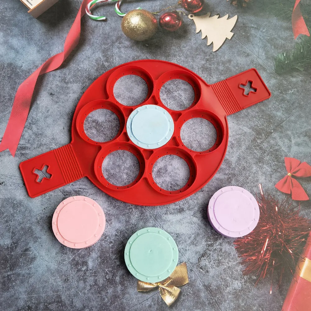 Nonstick Pancake Molds Round Silicone Fried Egg Mould Reusable Pancake Maker Egg Ring Kitchen Cooking Baking Tools
Nonstick Pancake Molds Round Silicone Fried Egg Mould Reusable Pancake Maker Egg Ring Kitchen Cooking Baking Tools