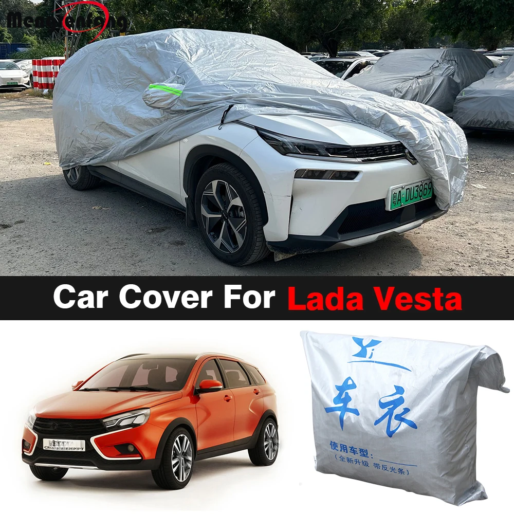 Автомобильный чехол для Lada Vesta Sedan Estate 2015-2021, защита от УФ-лучей, солнца, тумана, дождя, снега, пыли
Автомобильный чехол для Lada Vesta Sedan Estate 2015-2021, защита от УФ-лучей, солнца, тумана, дождя, снега, пыли
