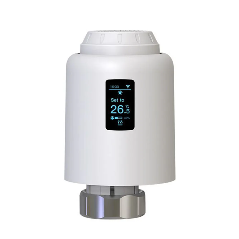 ZigBee TRV Radiator Actuator Valve Programmable Thermostat Temperature Heater Support Alexa Google Home voice Control
ZigBee TRV Radiator Actuator Valve Programmable Thermostat Temperature Heater Support Alexa Google Home voice Control