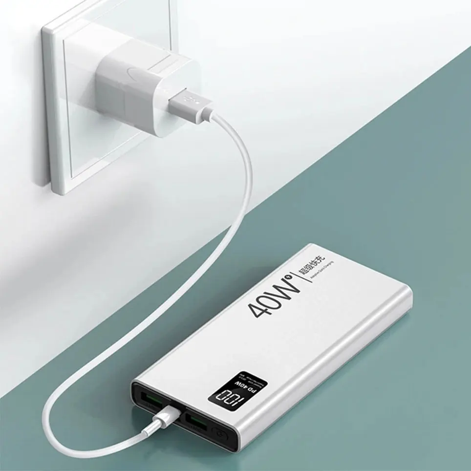 Портативное зарядное устройство PD40W, портативное зарядное устройство с цифровым дисплеем, 20000 мАч
Портативное зарядное устройство PD40W, портативное зарядное устройство с цифровым дисплеем, 20000 мАч
