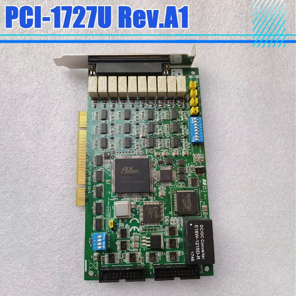 

Acquisition Card PCI-1727U Rev.A1 14 Bit Serial Port, 12 Analog Outputs With Digital IO Card For Advantech